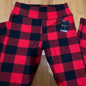 Buffalo Check Leggings-NWT